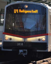 ウイーン交通局が運行する地下鉄 (U Bahn)