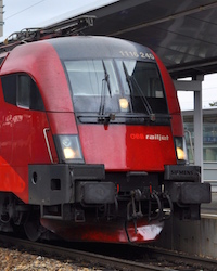 チェコ国鉄の特急列車 Railjet
