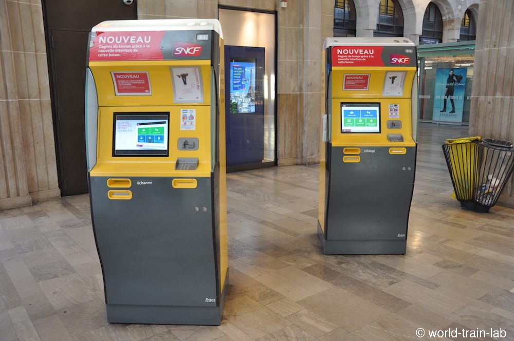 SNCFの券売機