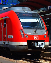 フランクフルトを走行する S Bahn