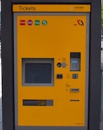 ライプツィヒ交通局の券売機
