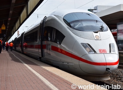 ドイツの長距離列車 新幹線 ICE, 特急 IC, 普通 RE, RB