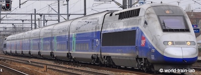 フランス国鉄が運行する TGV