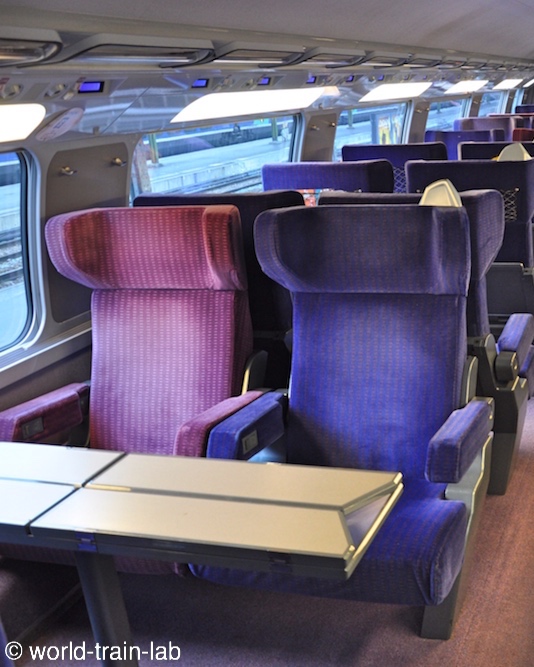 TGVの1等席