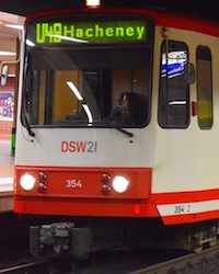 ドルトムント U Bahn トラムの乗車方法