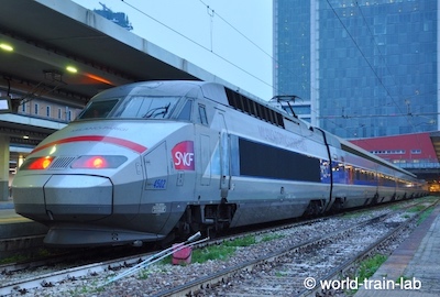 ミラノに到着した TGV