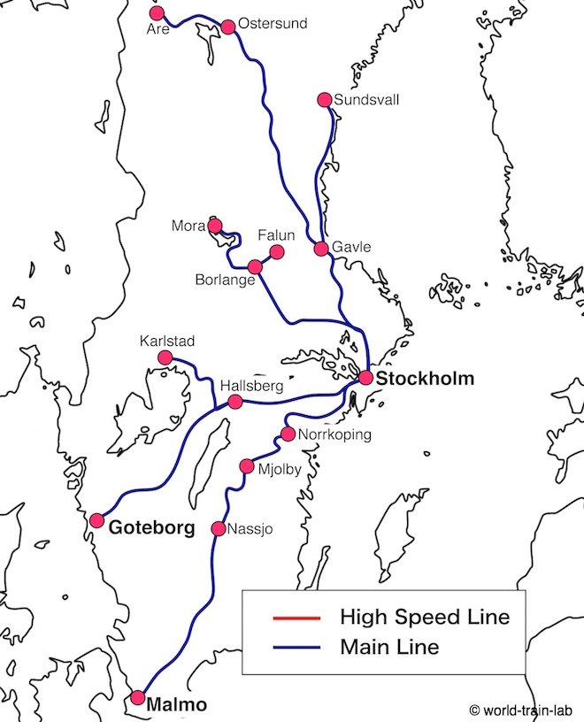 Regional 運行路線図