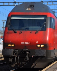 スイス国鉄が運行する特急列車 IC
